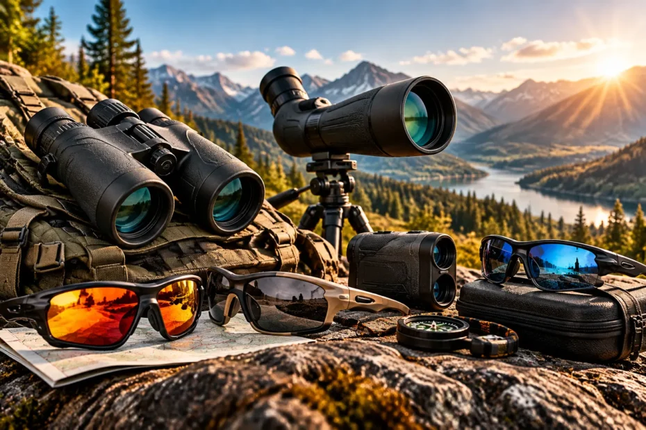 Camp Snap camera OpticsPlanet sport optics featuring binoculars, spotting scope, sunglasses, and outdoor viewing equipment for hunting and adventure
